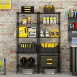 Karl Home | 59in. H X 21.25in. W X 11.42in.D 5 Layer Wire Shelving Unit 11 Karl Home | 59in. H X 21.25in. W X 11.42in.D 5 Layer Wire Shelving Unit -Karl Home Shop GUEST 00d097a0 61b4 42f6 9a46 2dc4932ba068