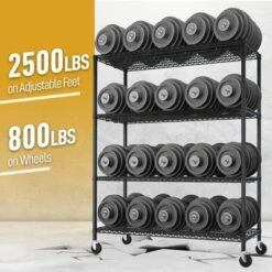 Heavy Duty Storage Metal Adjustable Shelves Wire Shelving Unit With Wheels 2500LBS NSF 13 Heavy Duty Storage Metal Adjustable Shelves Wire Shelving Unit With Wheels 2500LBS NSF -Karl Home Shop GUEST 0cc197a2 a122 40fc ac8c d098e9139cf2