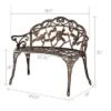 Karl Home|Bronze Color Powder Coated Aluminium Outdoor Bench -Karl Home Shop GUEST 0fdac2fc 2514 44eb 967b 0dde5e44ebea