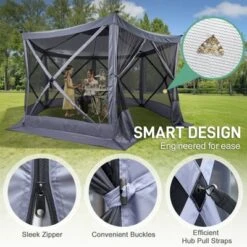 Karl Home | 12 Ft. X 12 Ft. Outdoor Pop-Up Camping Tent 12 Karl Home | 12 Ft. X 12 Ft. Outdoor Pop-Up Camping Tent -Karl Home Shop GUEST 1259a26f 993d 4fc8 8602 4de7988a3104