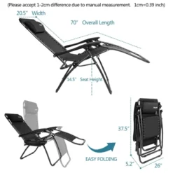 Karl Home Patio Zero Gravity Chair(Set Of 2) -Karl Home Shop GUEST 1388af53 1c68 4ff3 b52b 8b023f58622e
