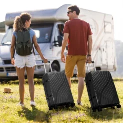 Karl Home Luggage Sets 5 Piece Hardside Hard Shell Travel Suitcases With TSA Lock Black -Karl Home Shop GUEST 19eec428 5708 4198 ab5d 95e6df07a037