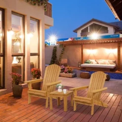 Karl Home Patio Folding Wooden Adirondack Chair -Karl Home Shop GUEST 1be59b84 81c4 46a2 88a4 55df506b0ad1