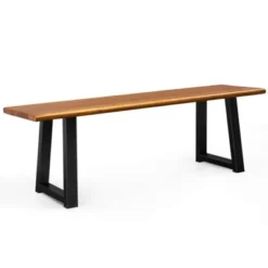 Karl Home | Patio Poplar Wooden Bench -Karl Home Shop GUEST 1c53989d 5db6 4df3 b1e0 1ff7fcf97b9b
