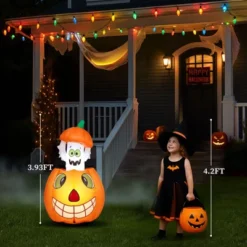 Karl Home 2.8 FT Lighted Halloween Inflatables Animated Pumpkin Ghost Outdoor Decoration 11 Karl Home 2.8 FT Lighted Halloween Inflatables Animated Pumpkin Ghost Outdoor Decoration -Karl Home Shop GUEST 1cbb9d1f 57b7 42fd bdba 9655ca56293f