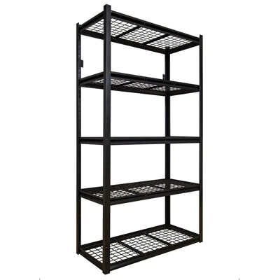 Karl Home 5-Tier Adjustable Metal Shelving Unit 6 Karl Home 5-Tier Adjustable Metal Shelving Unit - Image 4