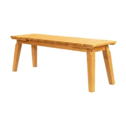 Karl Home | 45-Inch Solid Wood Backless Outdoor Bench -Karl Home Shop GUEST 1d90371e e9c1 437f a6d5 8d3e1eb75dbb