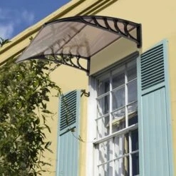 Karl Home | Winado 39.8 In. W X 9.8 In. D Brown Cover Retractable Window Awning -Karl Home Shop GUEST 23650edb 39b2 4f8a 8208 b208f20103df