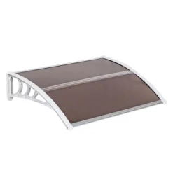 Karl Home | Winado 39 In. W X 5 In. D Plastic Brown Cover Retractable Door / Window Awning -Karl Home Shop GUEST 23c6ab65 c44a 43cb acf9 5ff4544d8b92