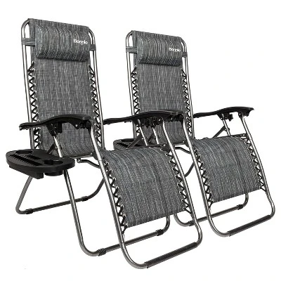 Karl Home Folding Zero Gravity Chair (Set Of 2) 10 Karl Home Folding Zero Gravity Chair (Set Of 2) - Image 8