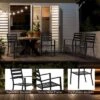 Patio Steel Square 4-Person Dining Set -Karl Home Shop GUEST 3004b5fb db0e 413d 923c 3e741f01a647