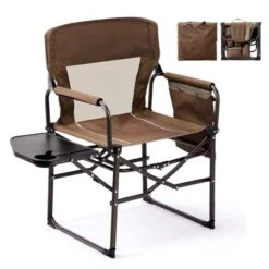Karl Home Brown Metal Folding Beach Chair(Set Of 1) -Karl Home Shop GUEST 31abef91 f720 404f ac8f 1135145ef1c9