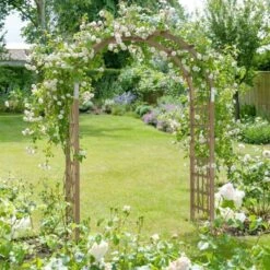 Karl Home 58.1'' W X 23.2'' D Outdoor Solid Wood Arbor 9 Karl Home 58.1'' W X 23.2'' D Outdoor Solid Wood Arbor -Karl Home Shop GUEST 37aca552 300c 438e acb5 d336f800aec0