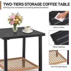 Karl Home Patio 3-Piece Wicker Rocking Conversation Set -Karl Home Shop GUEST 3c1ee364 7f67 47b0 8052 1c495e8c71c2