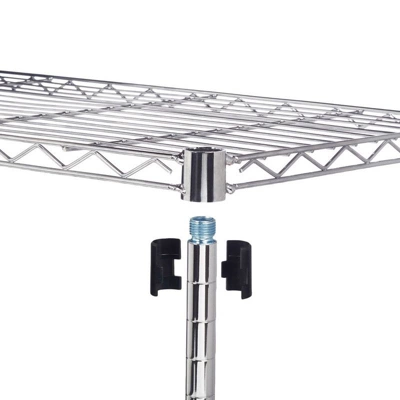 Karl Home 23.62in. W Steel Shelving Unit 8 Karl Home 23.62in. W Steel Shelving Unit - Image 6