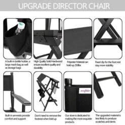 Karl Home Folding Director Chair Black 13 Karl Home Folding Director Chair Black -Karl Home Shop GUEST 4058fd73 0db3 47bf b83a 7c6664598240