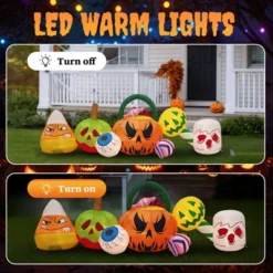 Karl Home 8FT Halloween Inflatables Pumpkins Eyeball Candy Outdoor Decorations 15 Karl Home 8FT Halloween Inflatables Pumpkins Eyeball Candy Outdoor Decorations -Karl Home Shop GUEST 40b07f72 2f73 4e33 a3af b37f2412530f