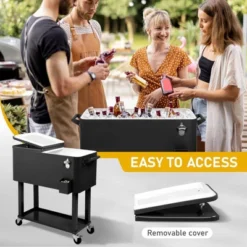 Karl Home 80 QT Black Patio Cooler Cart 9 Karl Home 80 QT Black Patio Cooler Cart -Karl Home Shop GUEST 44b00b2f 5eeb 4df9 af24 2667949ac478