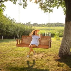 Karl Home | 5ft 3-Personn Brown Outdoor Fir Wood Hanging Porch Swing 8 Karl Home | 5ft 3-Personn Brown Outdoor Fir Wood Hanging Porch Swing -Karl Home Shop GUEST 452e77bf 4919 4bc4 8af7 1f7955ba22e6