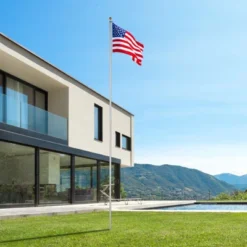 Karl Home 30ft Silver Sectional Aluminum Alloy Flag Pole Kit -Karl Home Shop GUEST 49f750b4 e54c 480e a63d 887614dca137