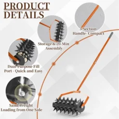 Karl Home 18 Inch Heavy Duty Rolling Aerator Lawn Tool -Karl Home Shop GUEST 4a70c137 6461 42c6 a546 fe8aacbf9914