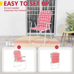 Karl Home Patio Metal Beach Chair(Set Of 2) -Karl Home Shop GUEST 4b4d25b1 5b3c 4da5 8f81 98974e81c812