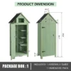 Karl Home 70'' H Green Solid Wood Outdoor Storage Shed 2 Karl Home 70'' H Green Solid Wood Outdoor Storage Shed -Karl Home Shop GUEST 4c0ce9a8 9103 46d2 9d5b fd54c1b36f57