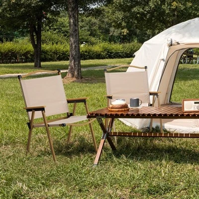 Karl Home 2 Pack Steel Portable Camping Chair 8 Karl Home 2 Pack Steel Portable Camping Chair - Image 7