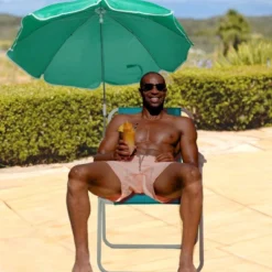 Karl Home Mint Green Metal Folding Beach Chair(Set Of 1) -Karl Home Shop GUEST 53a8530c 37b7 4c01 96aa fdf4a772592b