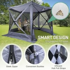 Karl Home | 10 Ft. X 10 Ft. Outdoor Pop-Up Camping Tent