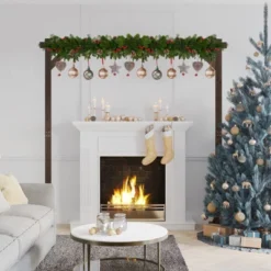 Karl Home 85.83'' W X 22.44'' D Brown Wedding Solid Wood Arbor -Karl Home Shop GUEST 5ddea8ad ced1 44cc a0d7 5b7b3ddb95c6