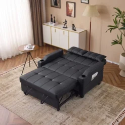 Karl Home |Tufted Upholstered Cat's ClaWide Leather Sleeper Sofa Bed -Karl Home Shop GUEST 68e31bca 7372 447e 94b6 e449e28628bc