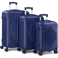 Karl Home 3 Piece Set ABS Trolley Cases Striped Pattern Blue -Karl Home Shop GUEST 6d95cd77 d278 41b2 a7c6 a9908f3cd048