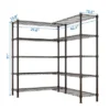 Karl Home 58 In.W Metal Shelving Unit -Karl Home Shop GUEST 6dcab8d2 688c 4578 bb1e 7d815465282f