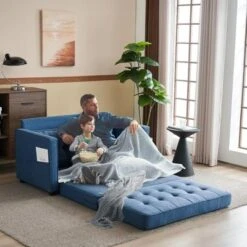 Karl Home |53.54 Inch Upholstered Sofa Bed Sleeper Sofa -Karl Home Shop GUEST 7447e01b de19 4454 9045 b966de8a28dd