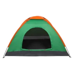Karl Home | 2-Person Green And Orange Camping Tent