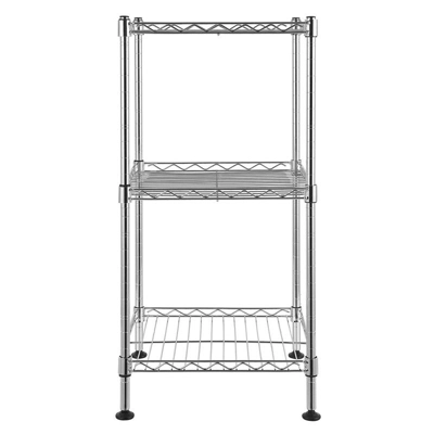 Karl Home 11.81in. W Steel Height -Adjustable Shelving Unit 4 Karl Home 11.81in. W Steel Height -Adjustable Shelving Unit - Image 2