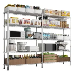 Karl Home 5-Tier Steel Height -Adjustable Storage Rack Heavy Duty Shelving Unit 7 Karl Home 5-Tier Steel Height -Adjustable Storage Rack Heavy Duty Shelving Unit -Karl Home Shop GUEST 7918036f 4c0a 4379 8f94 43a1e3e2a155