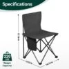 Karl Home 4 Pack Steel Portable Camping Chairs With Carrying Bags -Karl Home Shop GUEST 7bbdc1ef 6bc5 4ebb 807a 52792cd91674