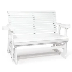 Karl Home | 48 In. Solid Wood Patio Glider Bench With Cup Holder 21 Karl Home | 48 In. Solid Wood Patio Glider Bench With Cup Holder -Karl Home Shop GUEST 80d64482 9ee0 47dc b2db d8075aa749fd