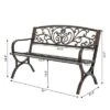 Karl Home|Ethanael Powder Coated Steel Outdoor Bench 1 Karl Home|Ethanael Powder Coated Steel Outdoor Bench -Karl Home Shop GUEST 80d9c769 388d 41bc bb9f 6061a0d02bfb