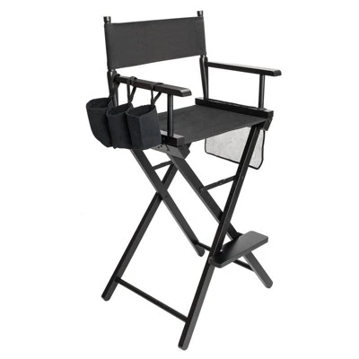 Karl Home Folding Director Chair Black 9 Karl Home Folding Director Chair Black - Image 7