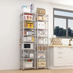 Karl Home 8 Tier Heavy Duty Adjustable Metal Traneka 70.87inch H Wire Shelving Unit With Wheels 1344 LBS NSF 13 Karl Home 8 Tier Heavy Duty Adjustable Metal Traneka 70.87inch H Wire Shelving Unit With Wheels 1344 LBS NSF -Karl Home Shop GUEST 84aaf1cd d054 4927 9a4e 36dabc29e198