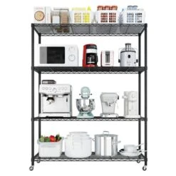 Heavy Duty Storage Adjustable Metal Shelves Wire Shelving Unit With Wheels 1200LBS NSF 10 Heavy Duty Storage Adjustable Metal Shelves Wire Shelving Unit With Wheels 1200LBS NSF -Karl Home Shop GUEST 8650b923 07ce 4148 bf22 25ff27f393a2