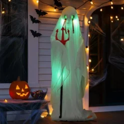 Karl Home 4.3ft Halloween Decorations Outdoor Animatronics Ghost With Trident 13 Karl Home 4.3ft Halloween Decorations Outdoor Animatronics Ghost With Trident -Karl Home Shop GUEST 88716ce9 20ae 4143 8c65 e66e03ae43be