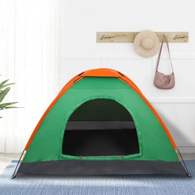 Karl Home | 2-Person Green And Orange Camping Tent 5 Karl Home | 2-Person Green And Orange Camping Tent - Image 3