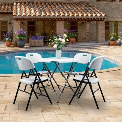 Karl Home |Plastic Folding Chair (Set Of 4) 6 Karl Home |Plastic Folding Chair (Set Of 4) - Image 5