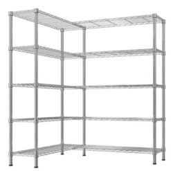 Karl Home 5-Tier Steel Height -Adjustable Storage Rack Heavy Duty Shelving Unit 8 Karl Home 5-Tier Steel Height -Adjustable Storage Rack Heavy Duty Shelving Unit -Karl Home Shop GUEST 8d939cb7 e66d 435f 9713 1f789cd34848