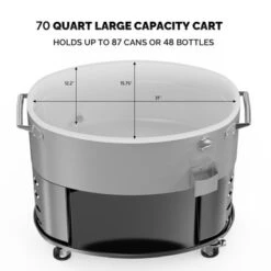Karl Home 70QT Oval Freezer Patio Cooler Cart 13 Karl Home 70QT Oval Freezer Patio Cooler Cart -Karl Home Shop GUEST 8e553f5c c62c 4e3c b64e f6b5bf61ee1c