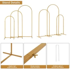 Karl Home 3PCS Gold Wedding Arbor -Karl Home Shop GUEST 8f78a50a a257 452d ba94 e90214176fd0